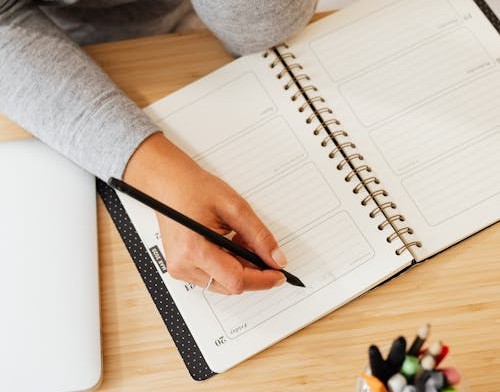 interventie iets noteren in agenda